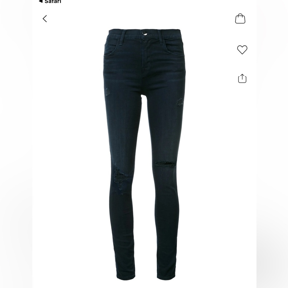 J Brand Women's Skinny Jeans in Dark Indigo